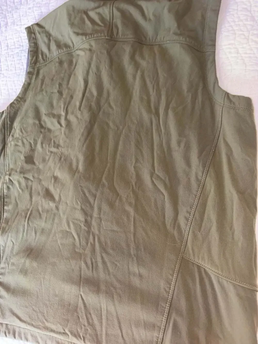 The North Face Apex Vest Men’s Large Green Full Zip Soft Shell Fleece Lined